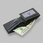 Men's RFID Bifold Wallet with Left ID Flap