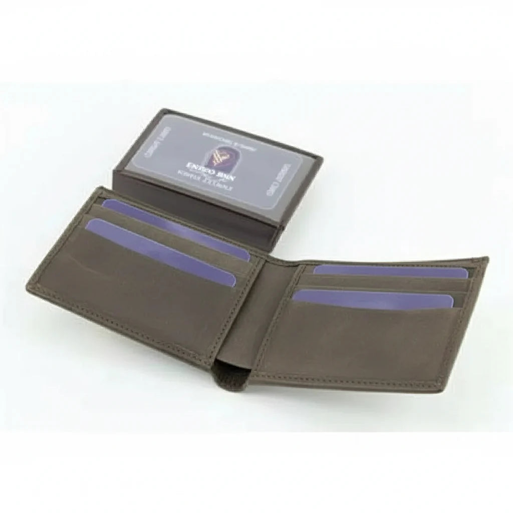 Men's RFID Bifold Left Side Flap Over Wallet