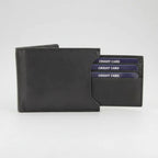 Men's RFID Bifold Wallet with Removable Card Sleeve