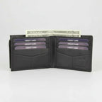 Men's RFID Bifold Wallet with Removable Card Sleeve
