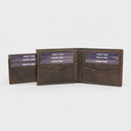 Men's RFID Bifold Wallet with Removable Card Sleeve
