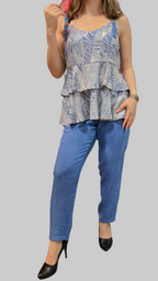 2-piece Spaghetti Top with Pants