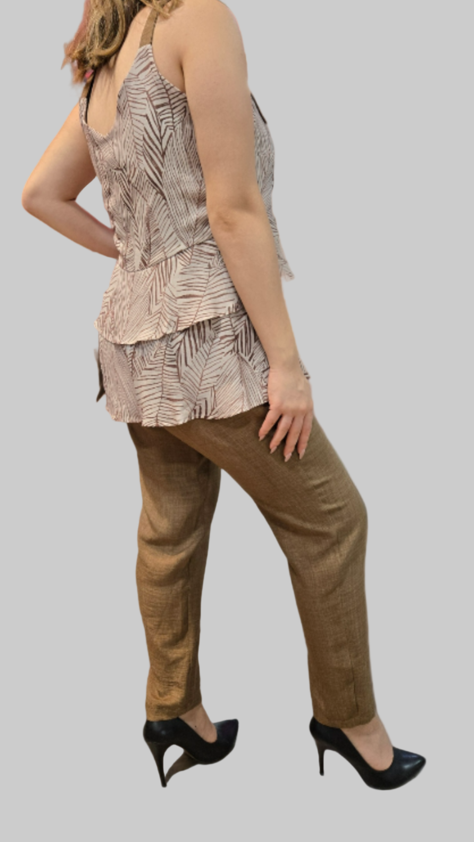 2-piece Spaghetti Top with Pants