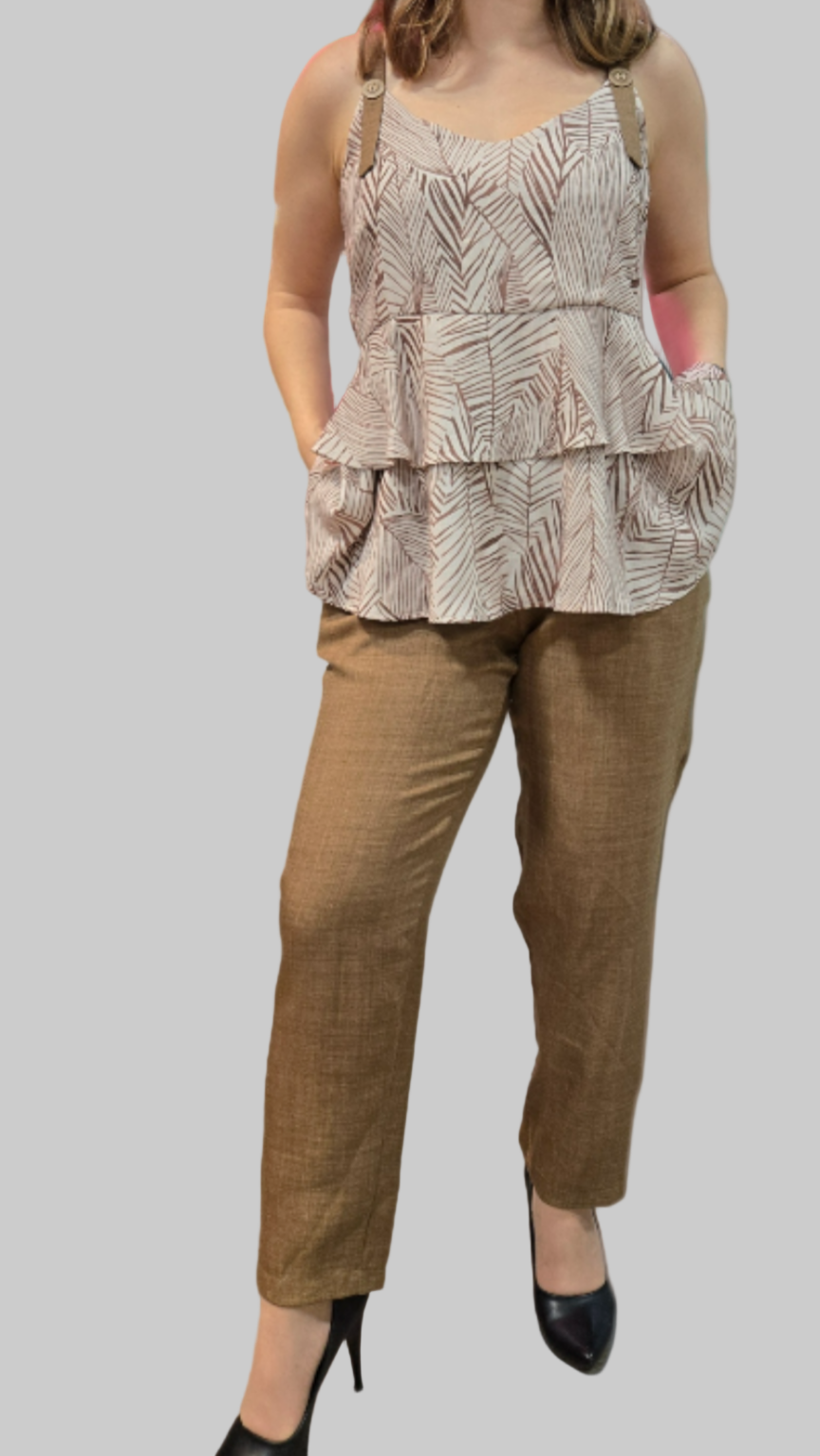 2-piece Spaghetti Top with Pants