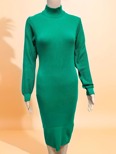Elegant Body-Con Full Sleeves Dress