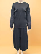 Crystal Pocket Full Sleeve Blouse