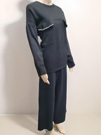 Crystal Pocket Full Sleeve Blouse