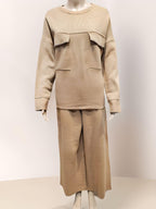 Crystal Pocket Full Sleeve Blouse