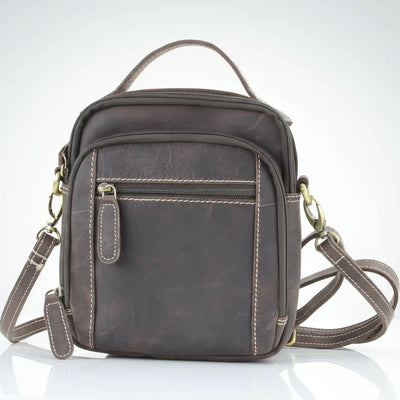 Hunter Leather Bag with Top Handle