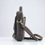 Hunter Leather Bag with Top Handle