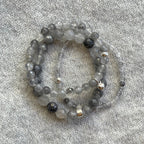 50 Shades of Grey Bracelet Stack