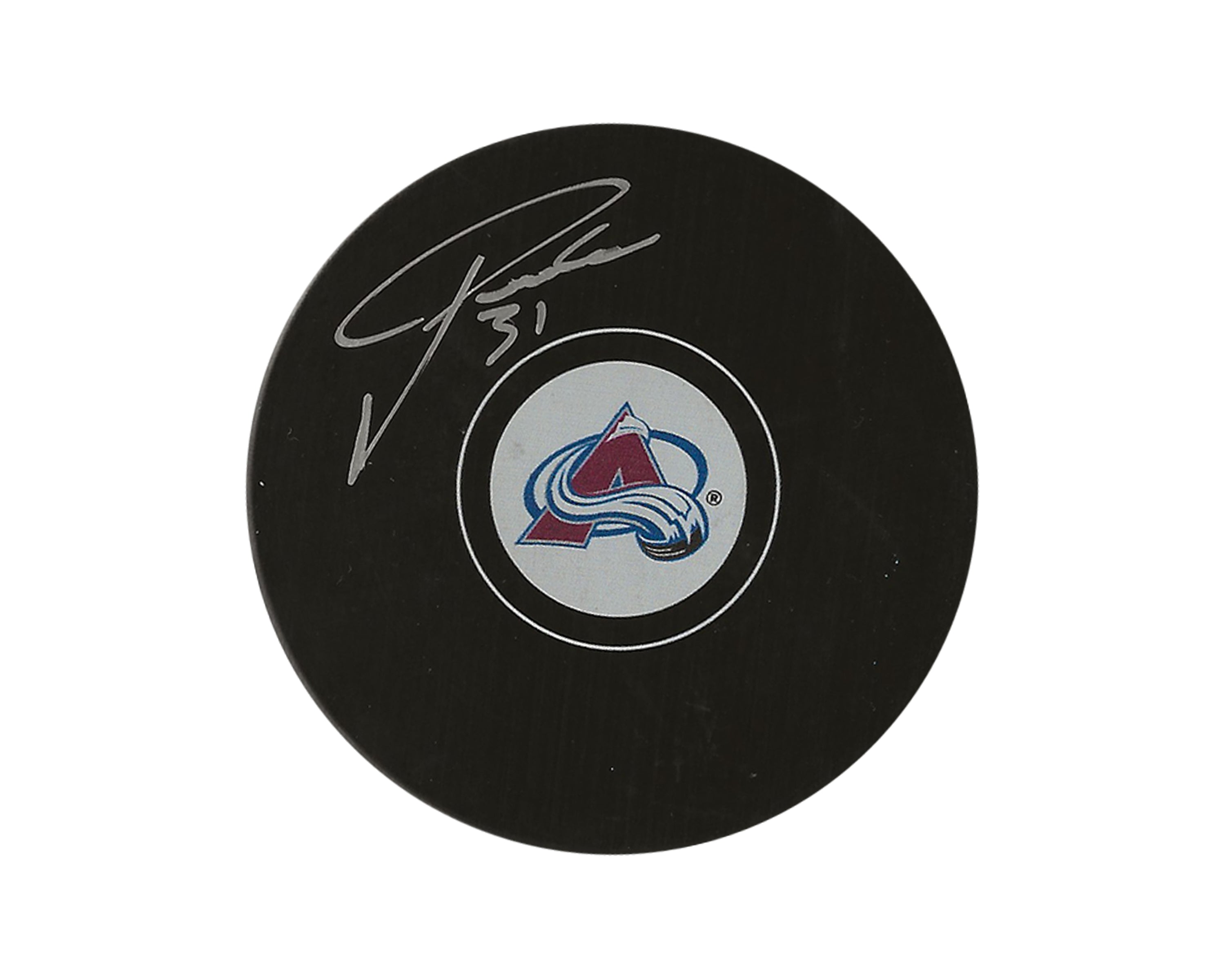 Philipp Grubauer Autographed Colorado Avalanche Autograph Model Puck