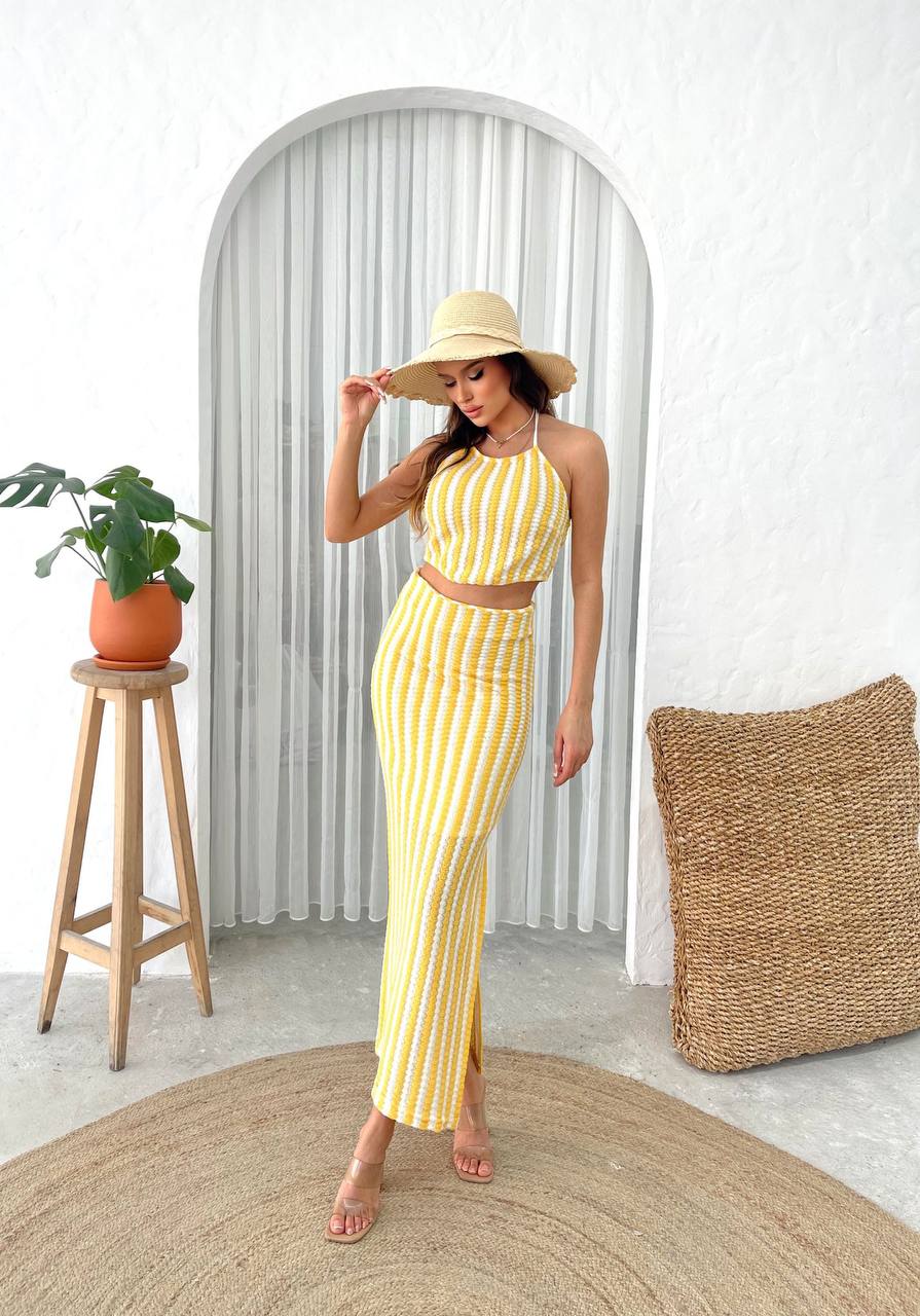 Spaghetti Top & Skirt