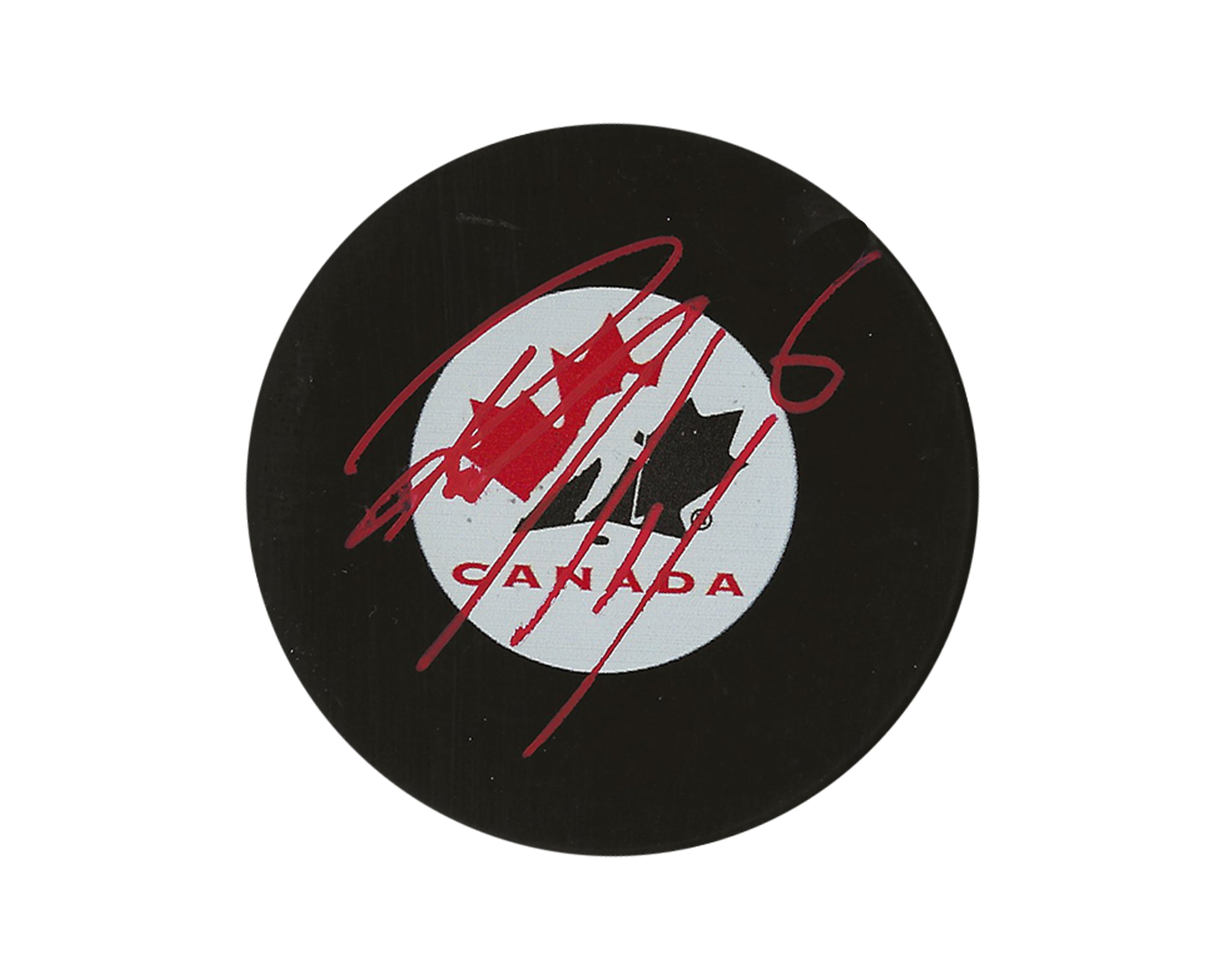 Ryan Merkley Autographed Team Canada Autograph Model Puck