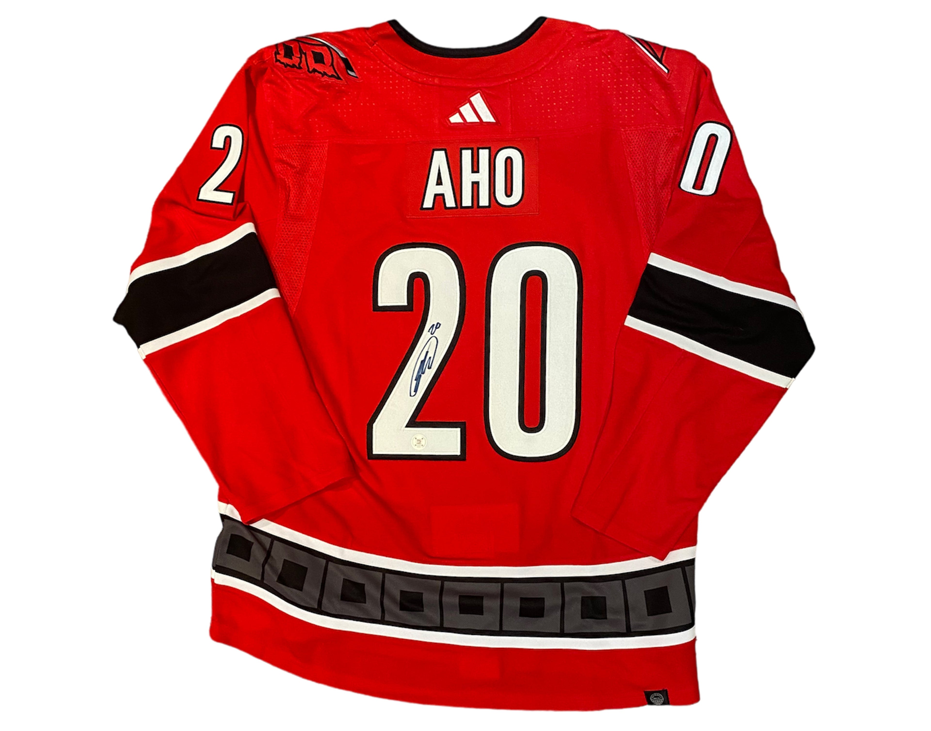 Sebastian Aho Autographed Carolina Hurricanes Reverse Retro 2.0 Adidas Jersey