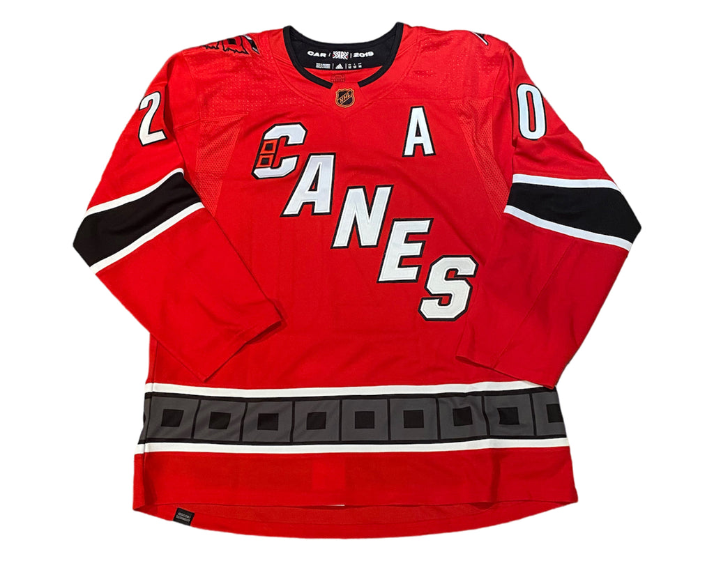 Sebastian Aho Autographed Carolina Hurricanes Reverse Retro 2.0 Adidas Jersey