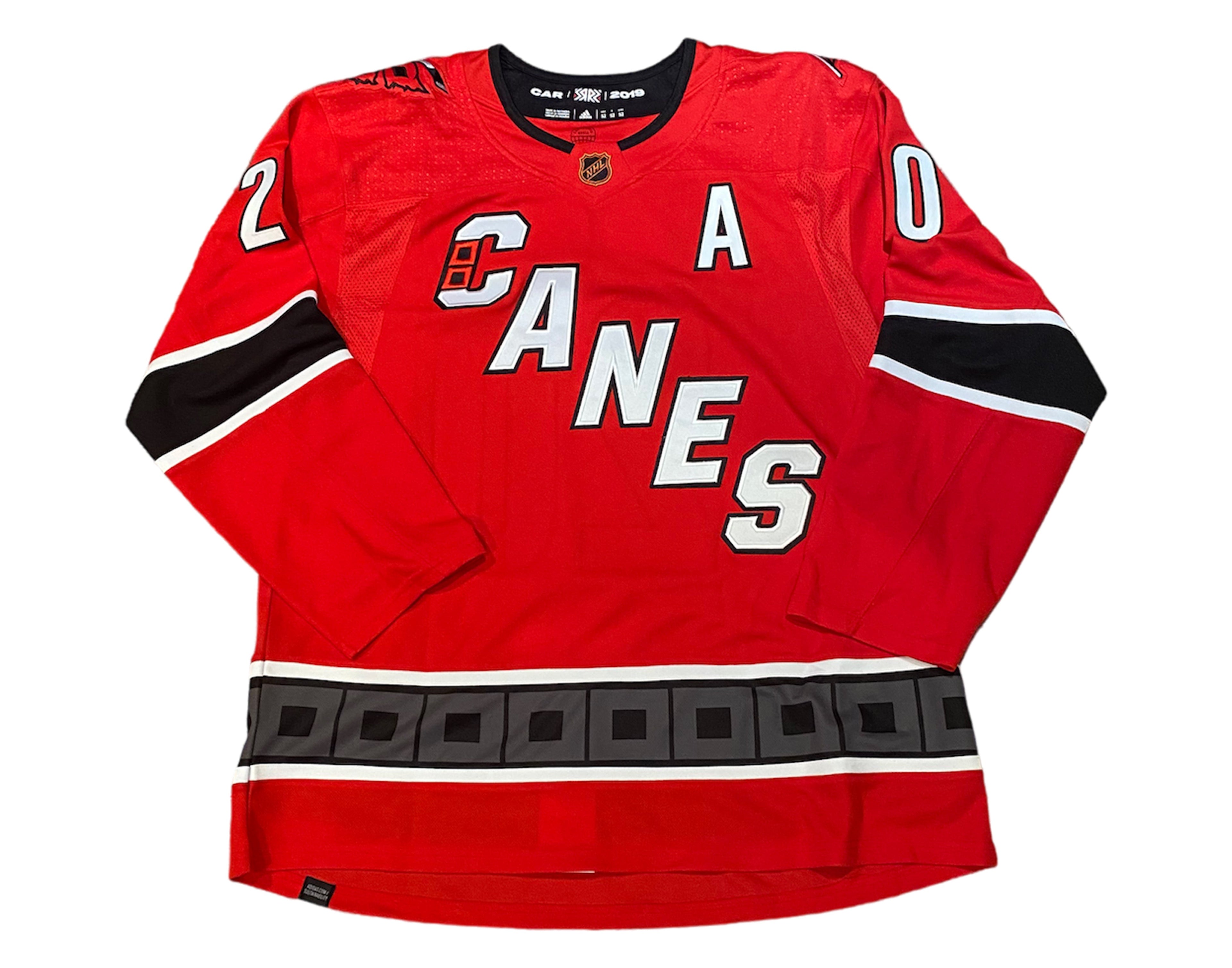 Sebastian Aho Autographed Carolina Hurricanes Reverse Retro 2.0 Adidas Jersey