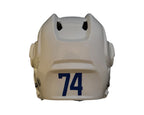 Bobby McMann Autographed Toronto Maple Leafs White Bauer Replica Helmet