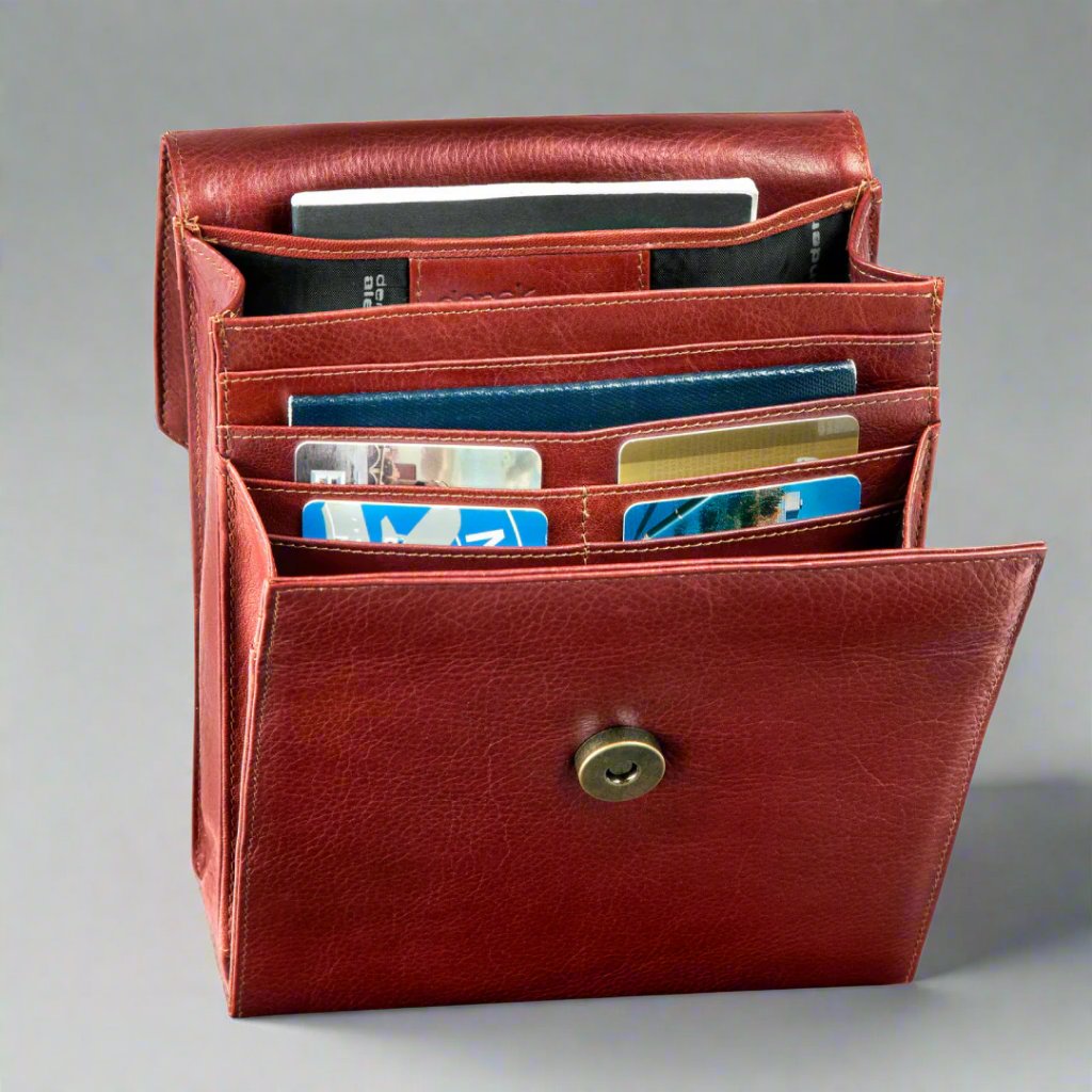 Derek Alexander Small Organizer Crossbody Bag