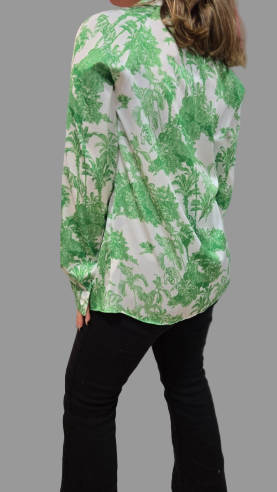 Belted Formal Printed Shirt