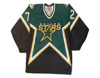 Shayne Corson Autographed Dallas Stars Home CCM Replica Jersey Inscribed " Last NHL Game 4-14-04"