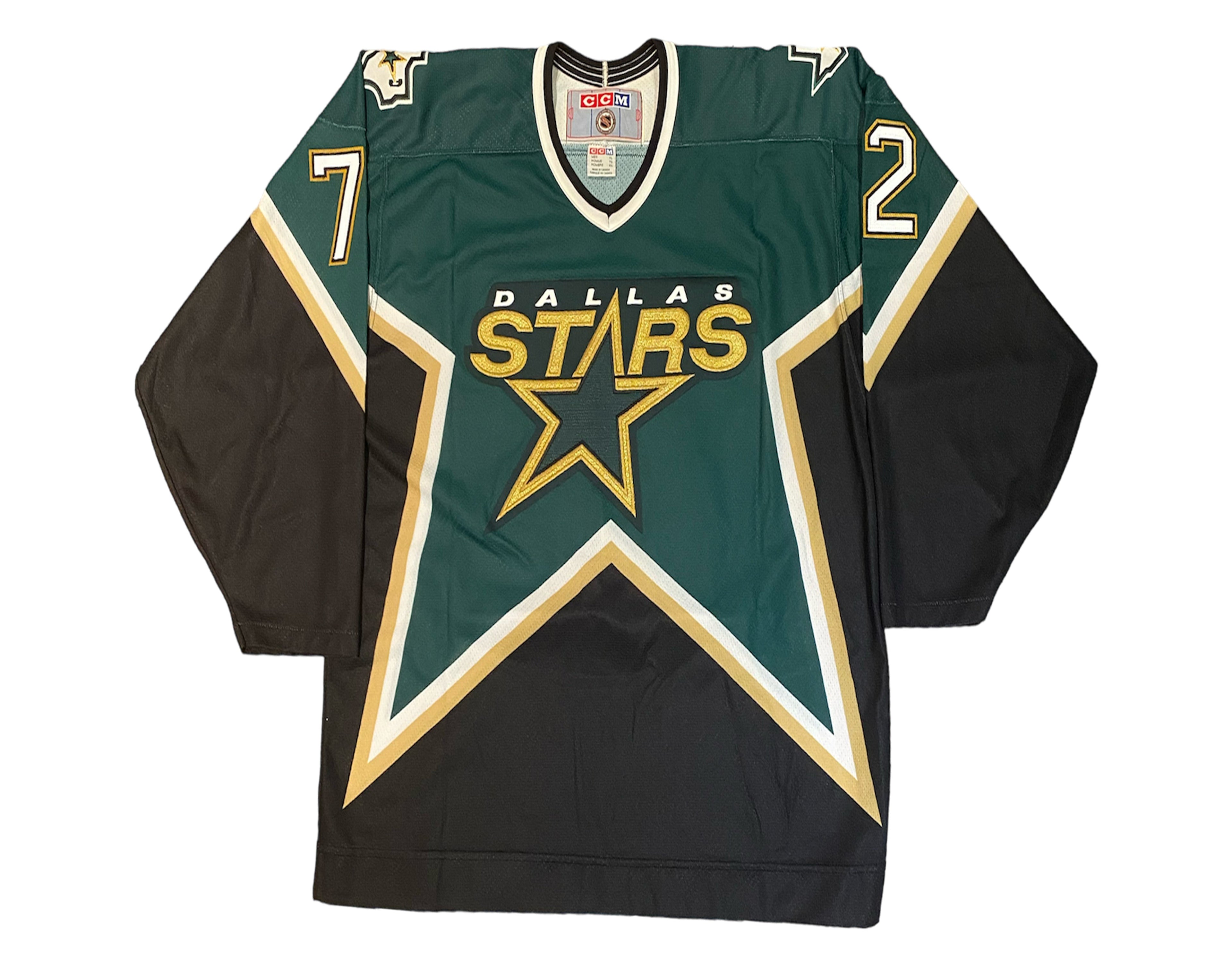 Shayne Corson Autographed Dallas Stars Home CCM Replica Jersey Inscribed " Last NHL Game 4-14-04"