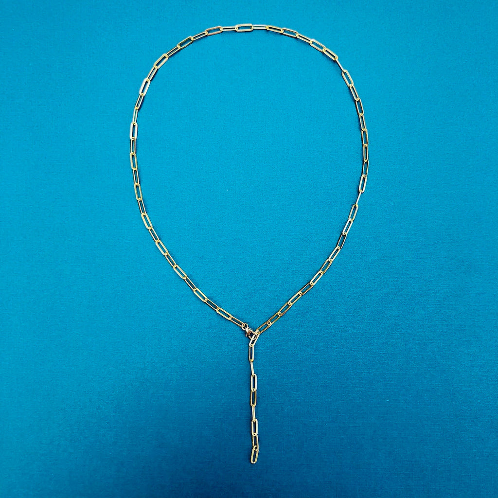 Gold Paperclip Chain