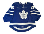 Joseph Woll Autographed Toronto Maple Leafs Home Blue Adidas MIC Jersey Multi-Inscribed