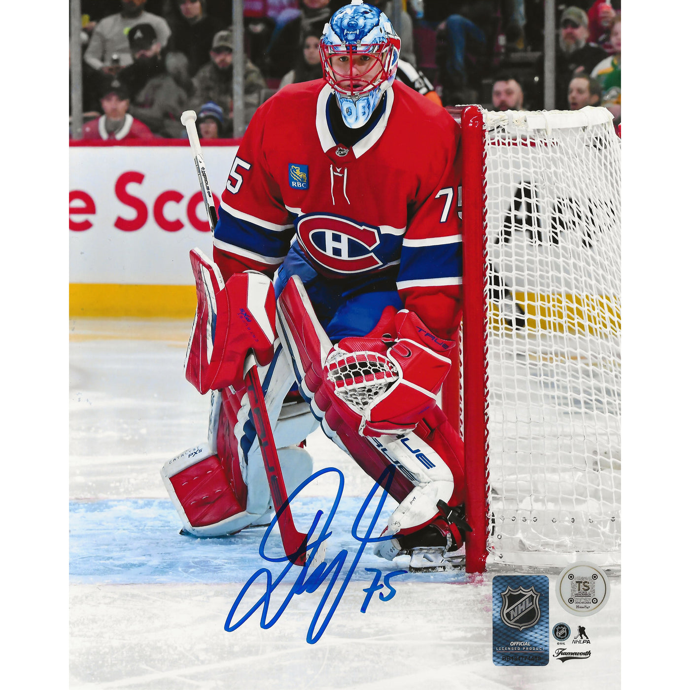 Jakub Dobes Autographed Montreal Canadiens 8x10 Photo