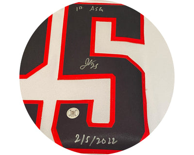 Jordan Kyrou Autographed 2022 All-Star Game White St. Louis Blues Adidas Jersey Inscribed