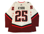 Jordan Kyrou Autographed 2022 All-Star Game White St. Louis Blues Adidas Jersey Inscribed