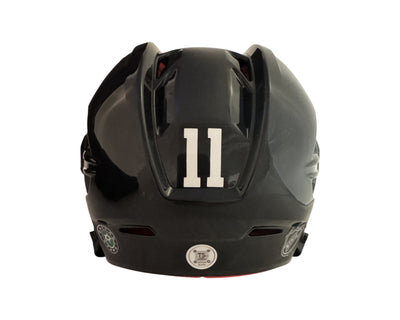 Logan Stankoven Autographed Dallas Stars Black Bauer Replica Helmet