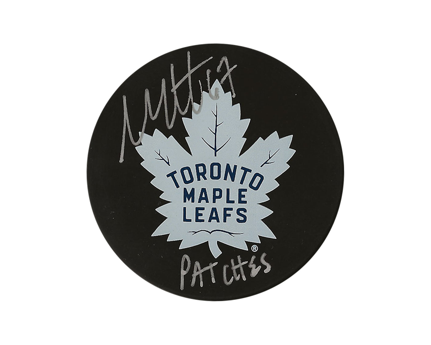 Max Pacioretty Autographed Toronto Maple Leafs Souvenir Puck Inscribed "Patches"