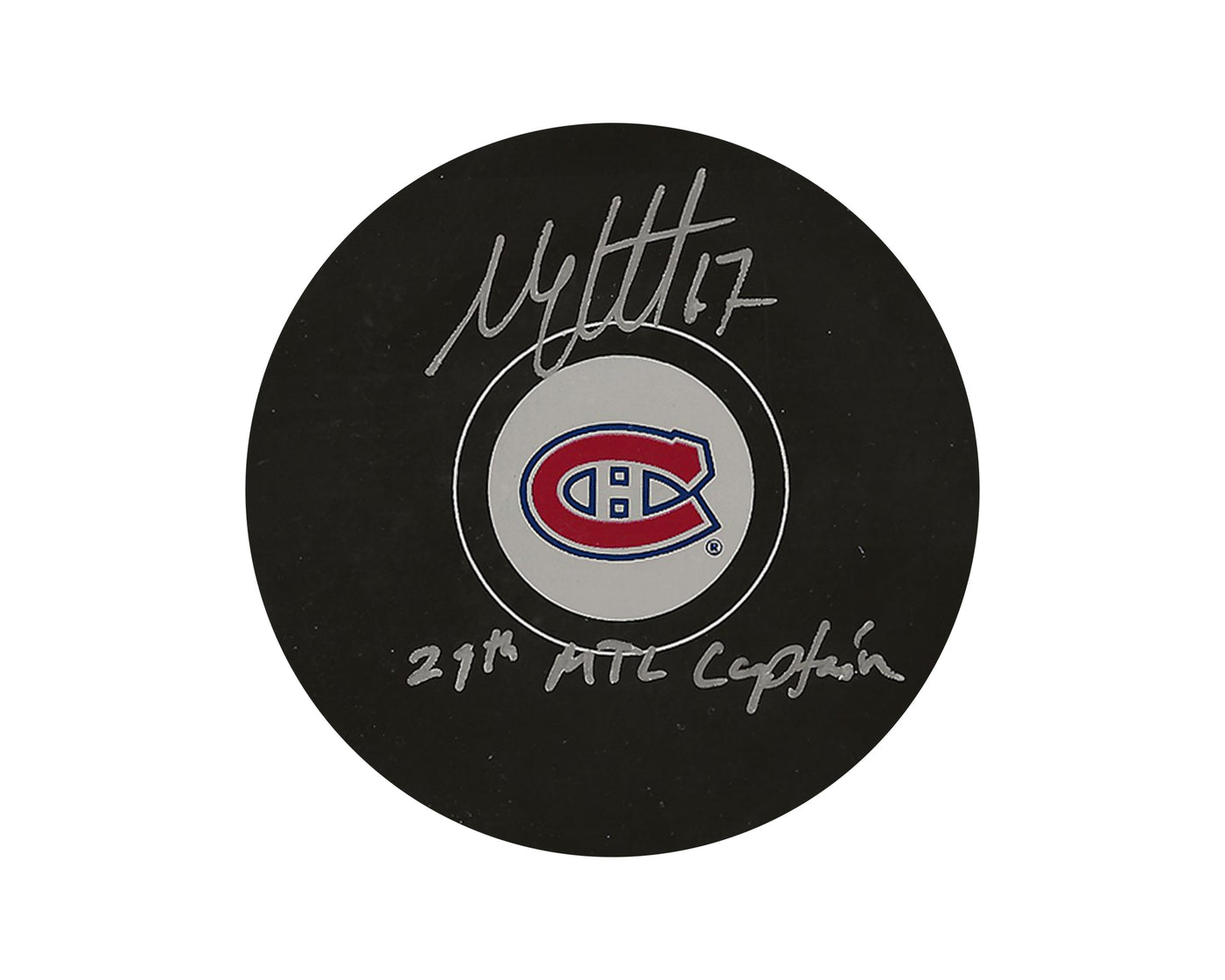 Max Pacioretty Autographed Montreal Canadiens Autograph Model Puck Inscribed "29th MTL Captain"