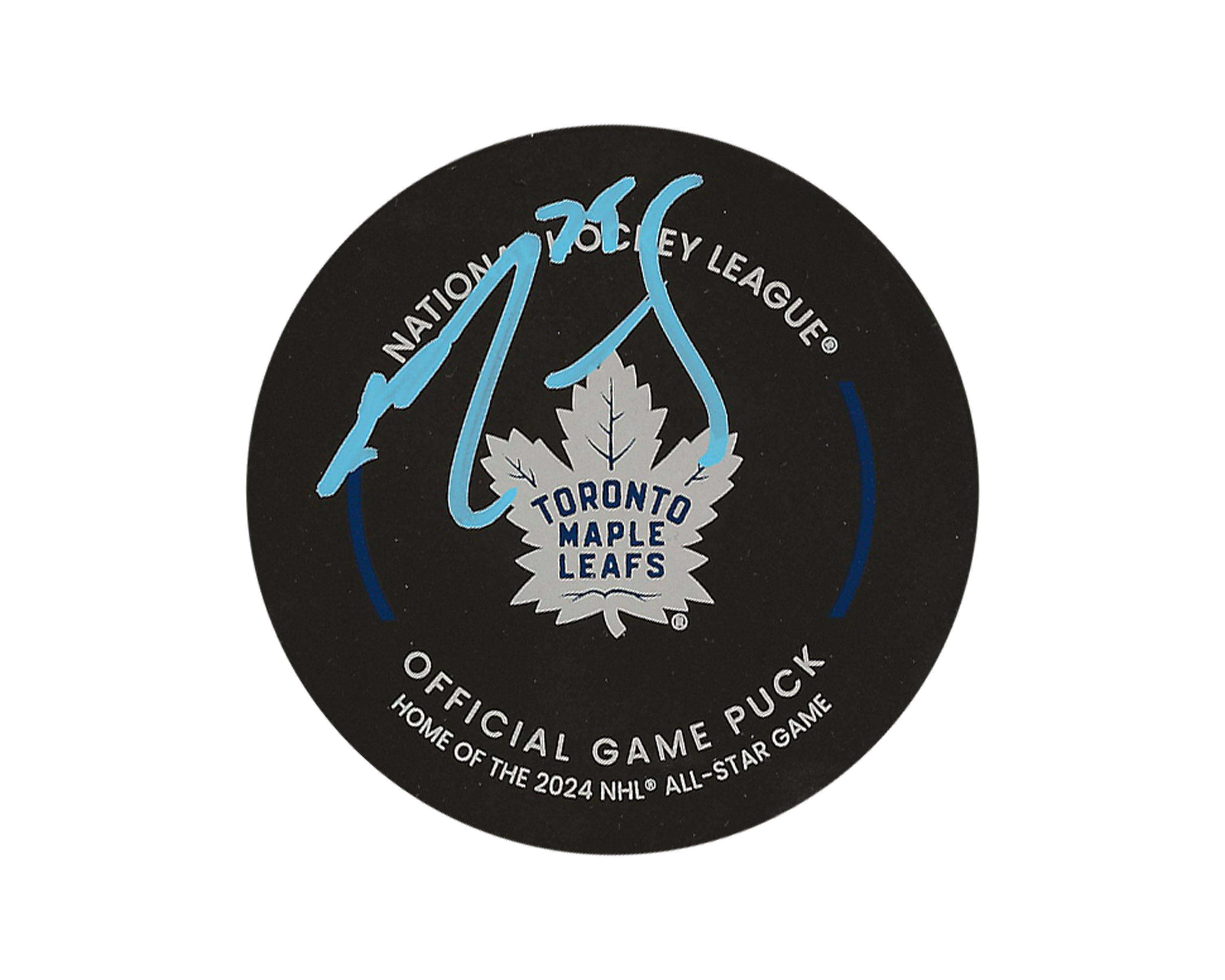Ryan Reaves Autographed Toronto Maple Leafs Official Game Puck