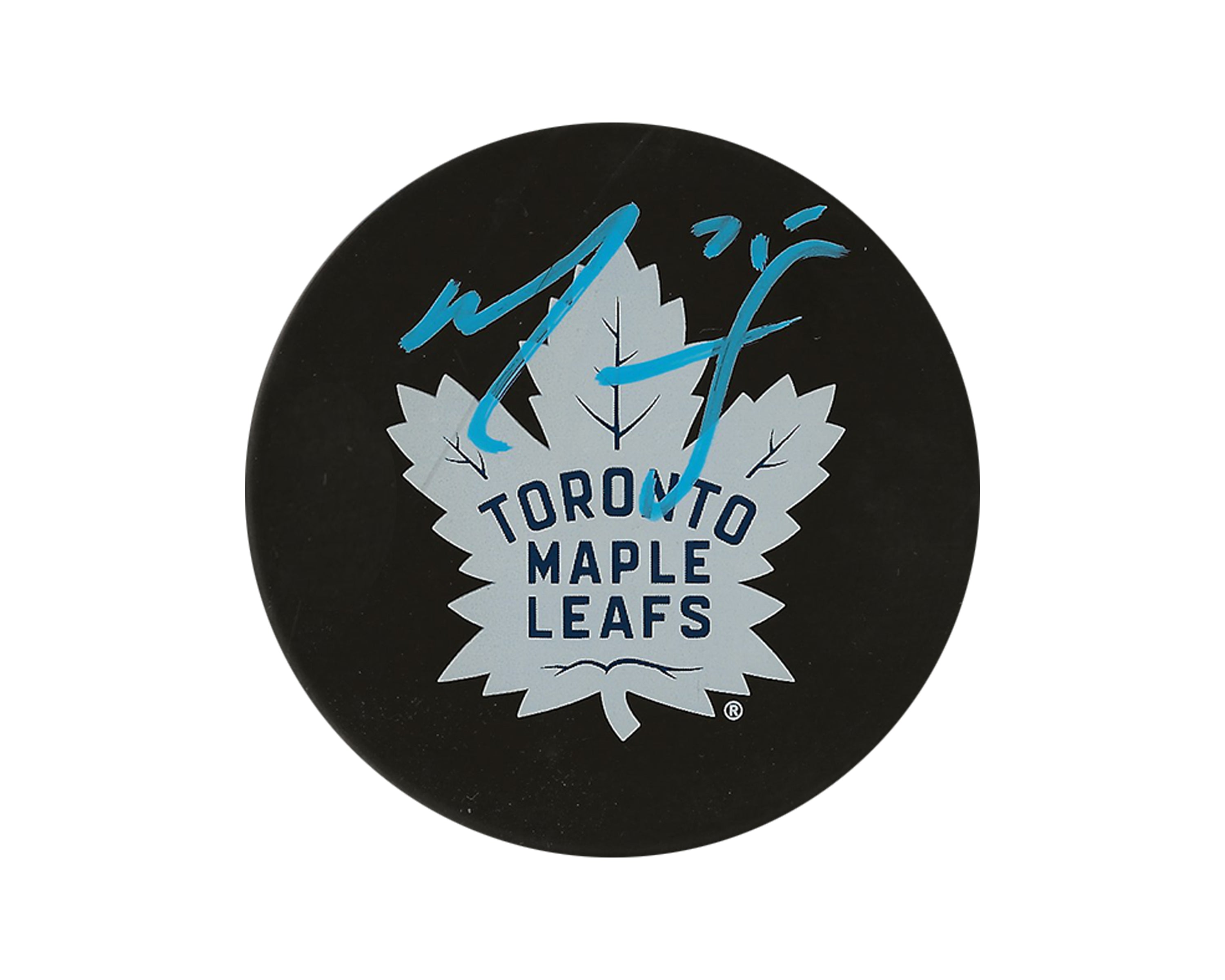 Ryan Reaves Autographed Toronto Maple Leafs Souvenir Puck