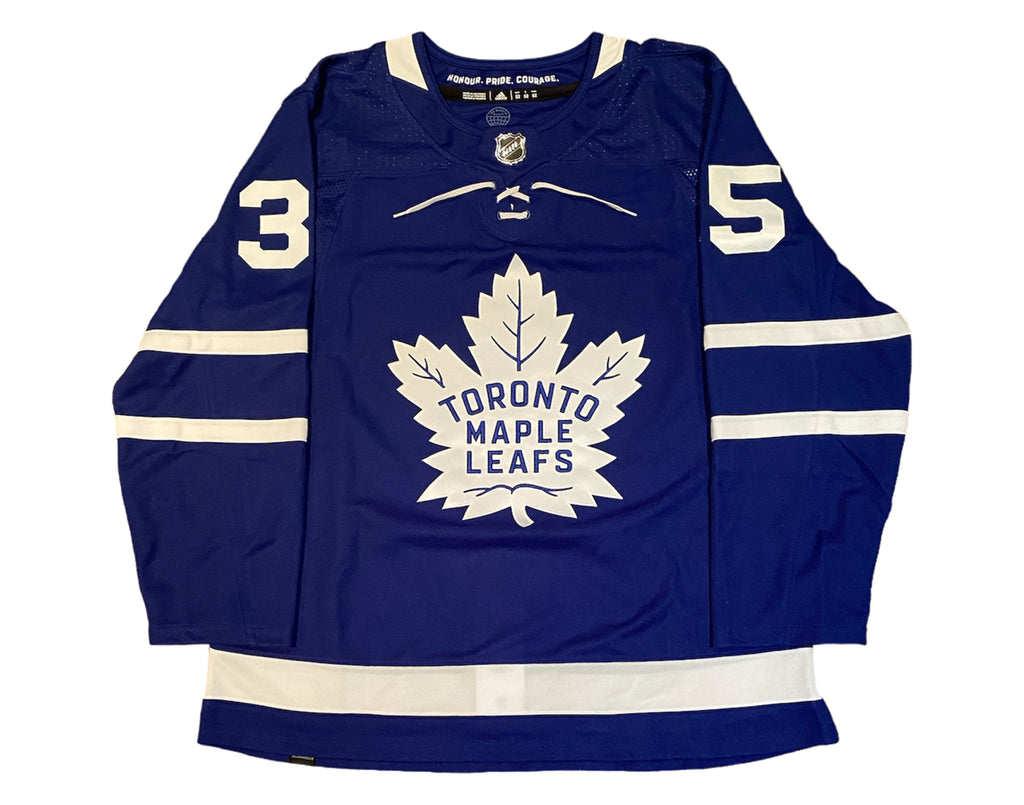 Ilya Samsonov Autographed Toronto Maple Leafs Home Blue Adidas Jersey