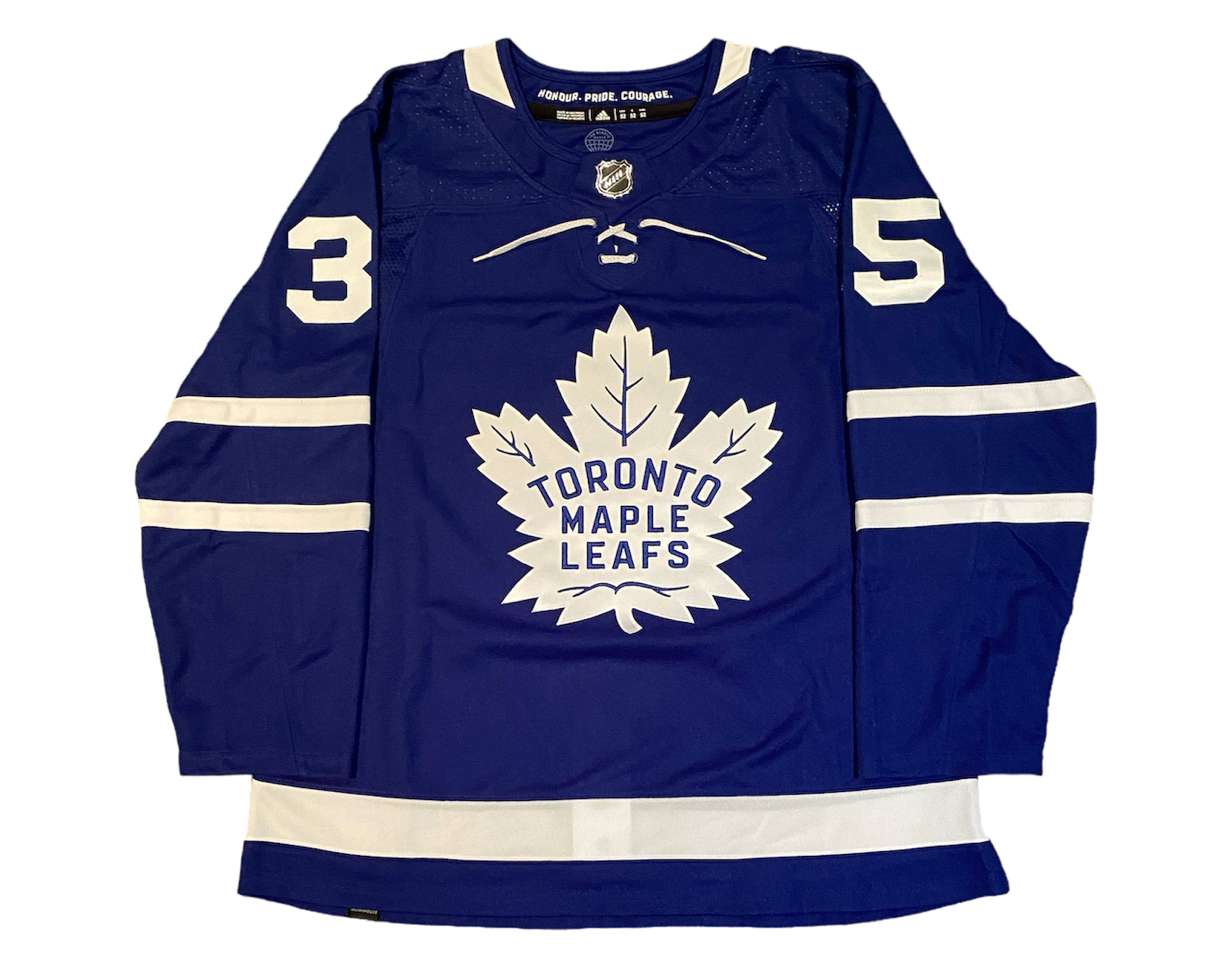 Ilya Samsonov Autographed Toronto Maple Leafs Home Blue Adidas Jersey