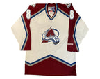 Teemu Selanne Autographed Colorado Avalanche Away White CCM Replica Jersey