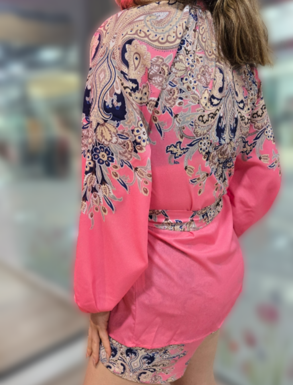 Sexy Button Shirt With Shorts