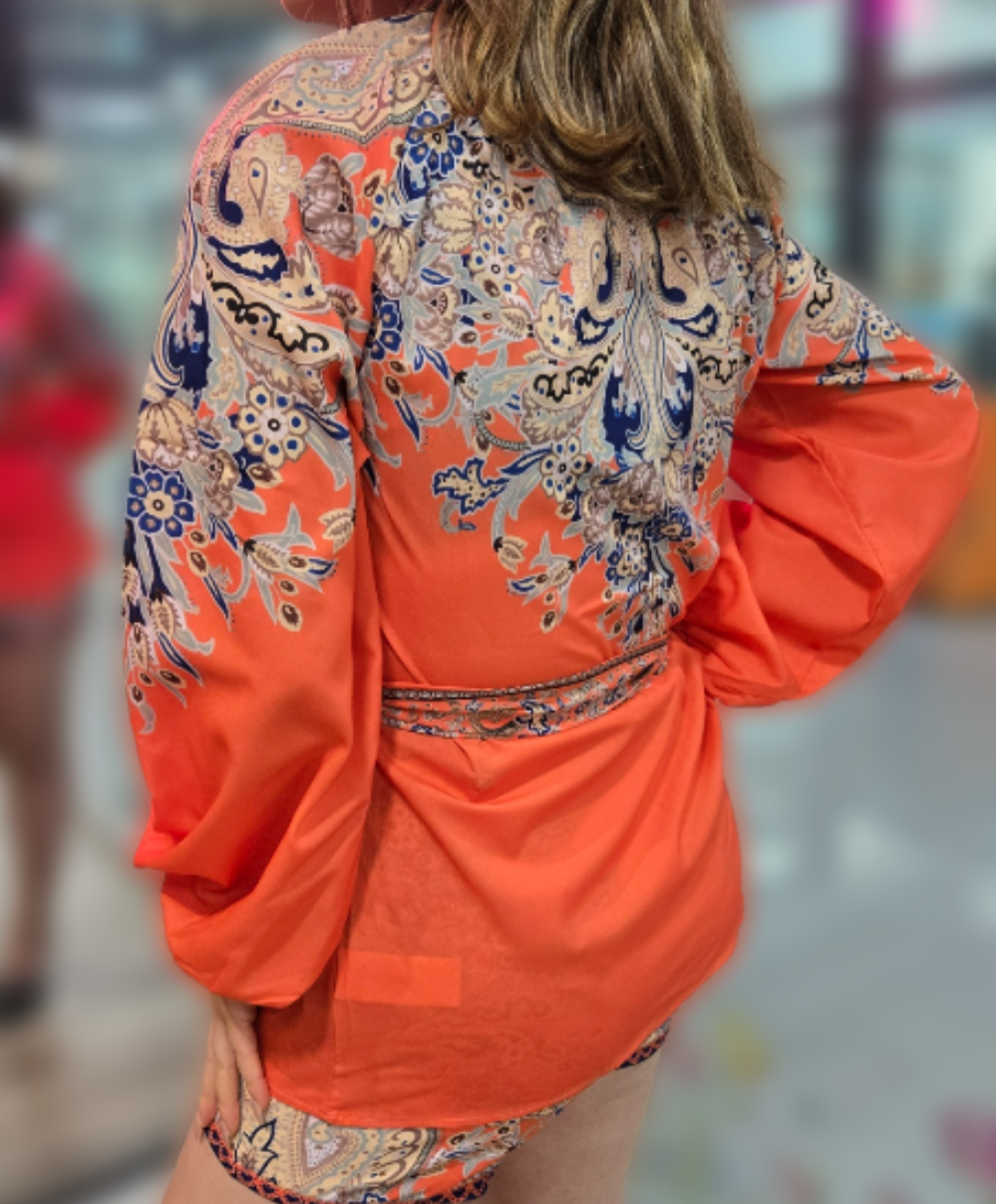 Sexy Button Shirt With Shorts