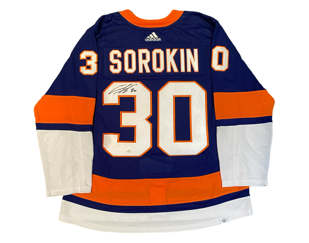 Ilya Sorokin Autographed New York Islanders Home Adidas Jersey