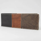 Men's Oil Pull Up Top Flap Bifold Wallet