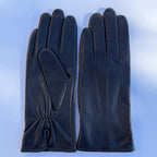 Women's Drum Dyed Lamb Leather Gloves with Wool Blend Lining