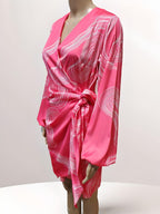 Knee-Length Belt Dress