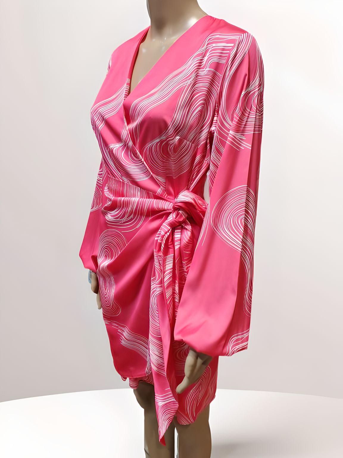 Knee-Length Belt Dress