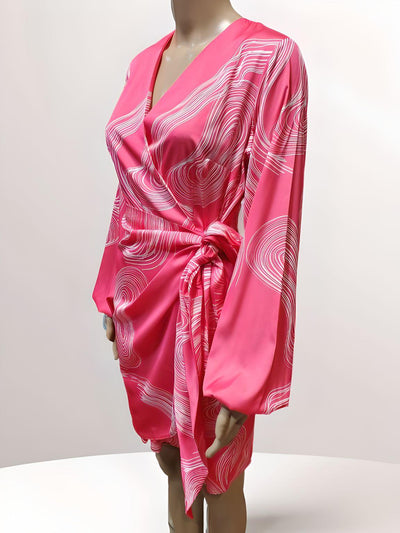 Knee-Length Belt Dress