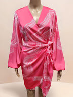 Knee-Length Belt Dress