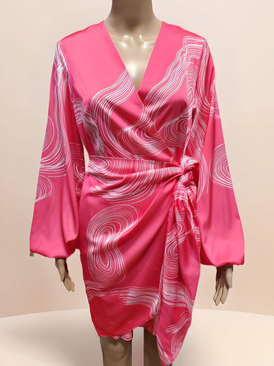 Knee-Length Belt Dress