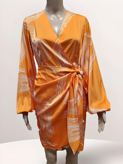 Knee-Length Belt Dress